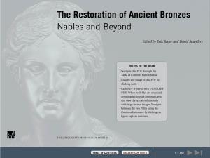 The Restoration of Ancient Bronzes Naples and Beyond