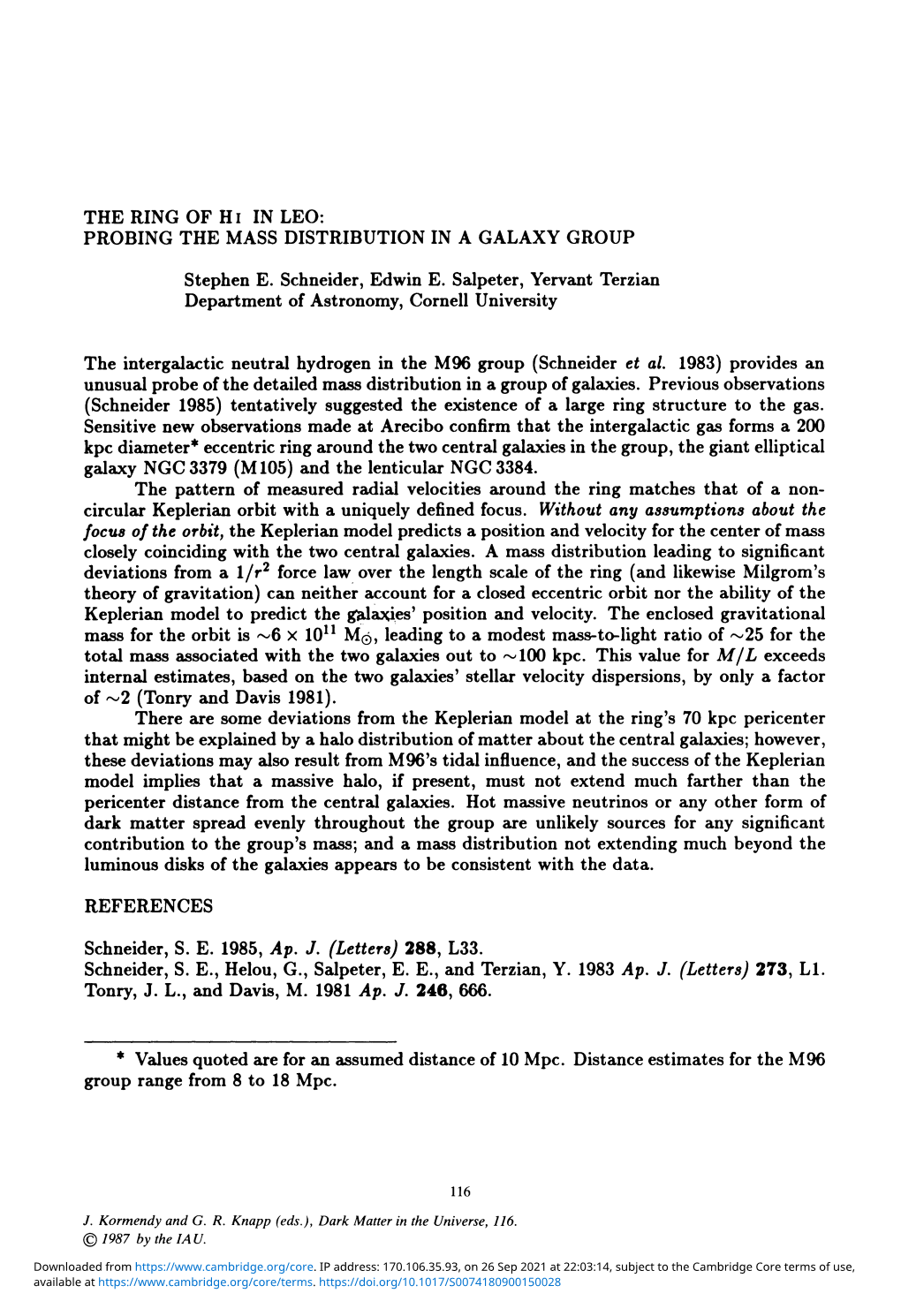 Probing the Mass Distribution in a Galaxy Group