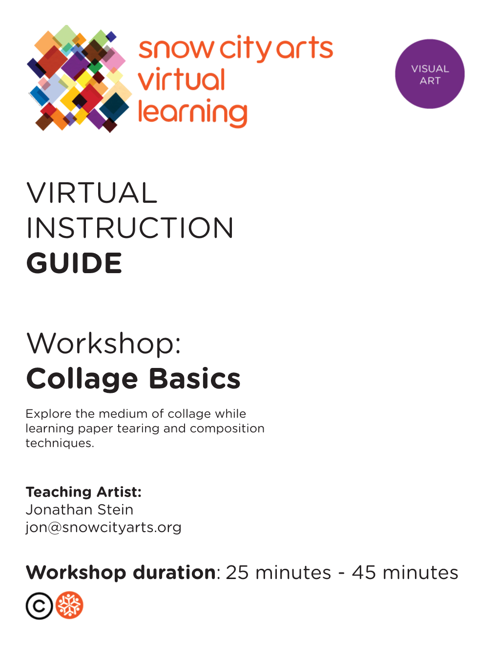 VIRTUAL INSTRUCTION GUIDE Workshop: Collage Basics