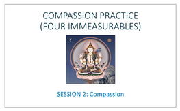 Compassion Practice (Four Immeasurables)