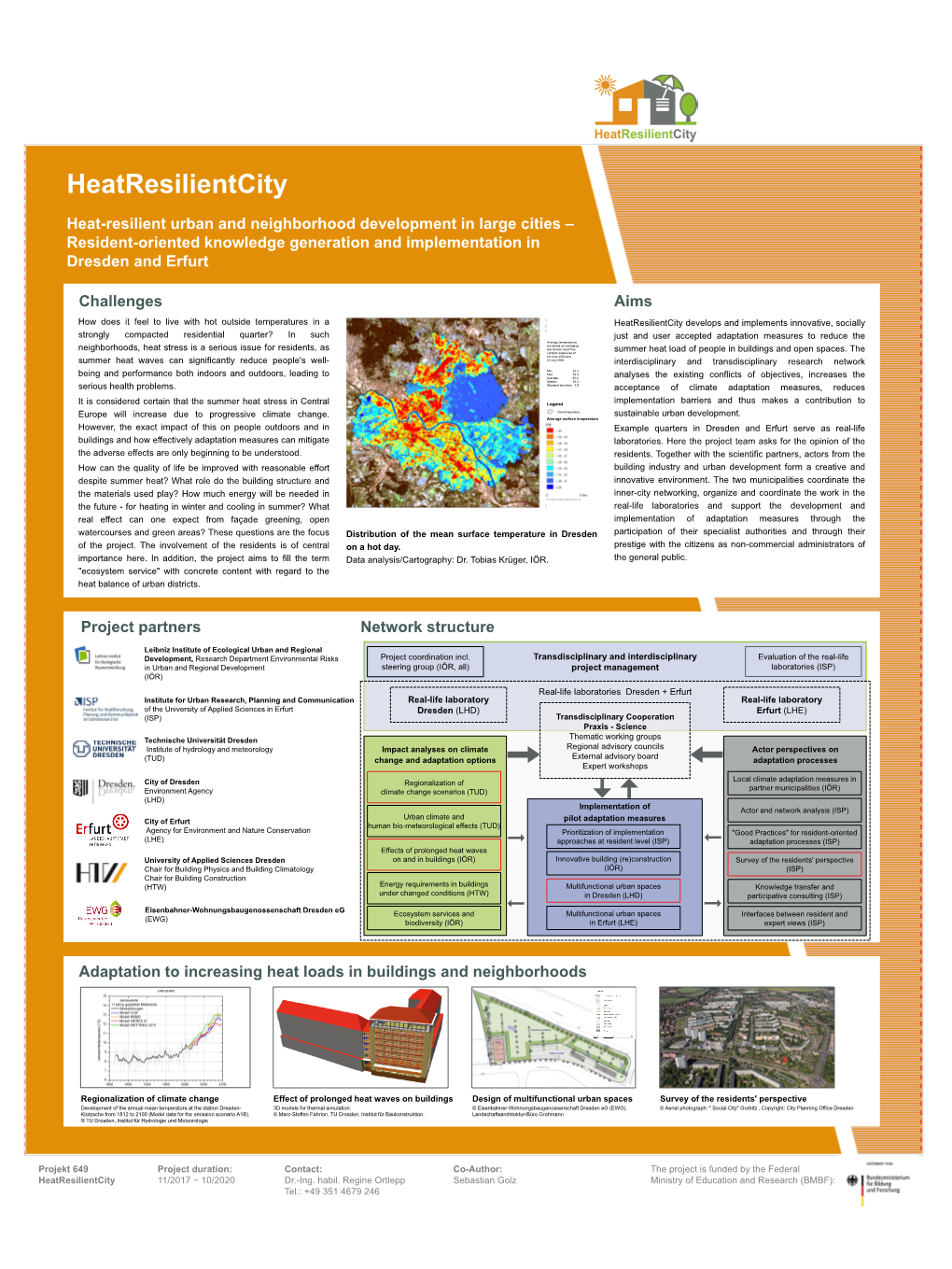 Heat-Resilient Urban and Neighborhood Development in Large Cities – Resident-Oriented Knowledge Generation and Implementation in Dresden and Erfurt