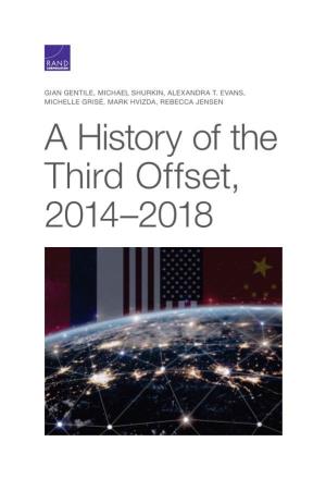 A History of the Third Offset, 2014-2018