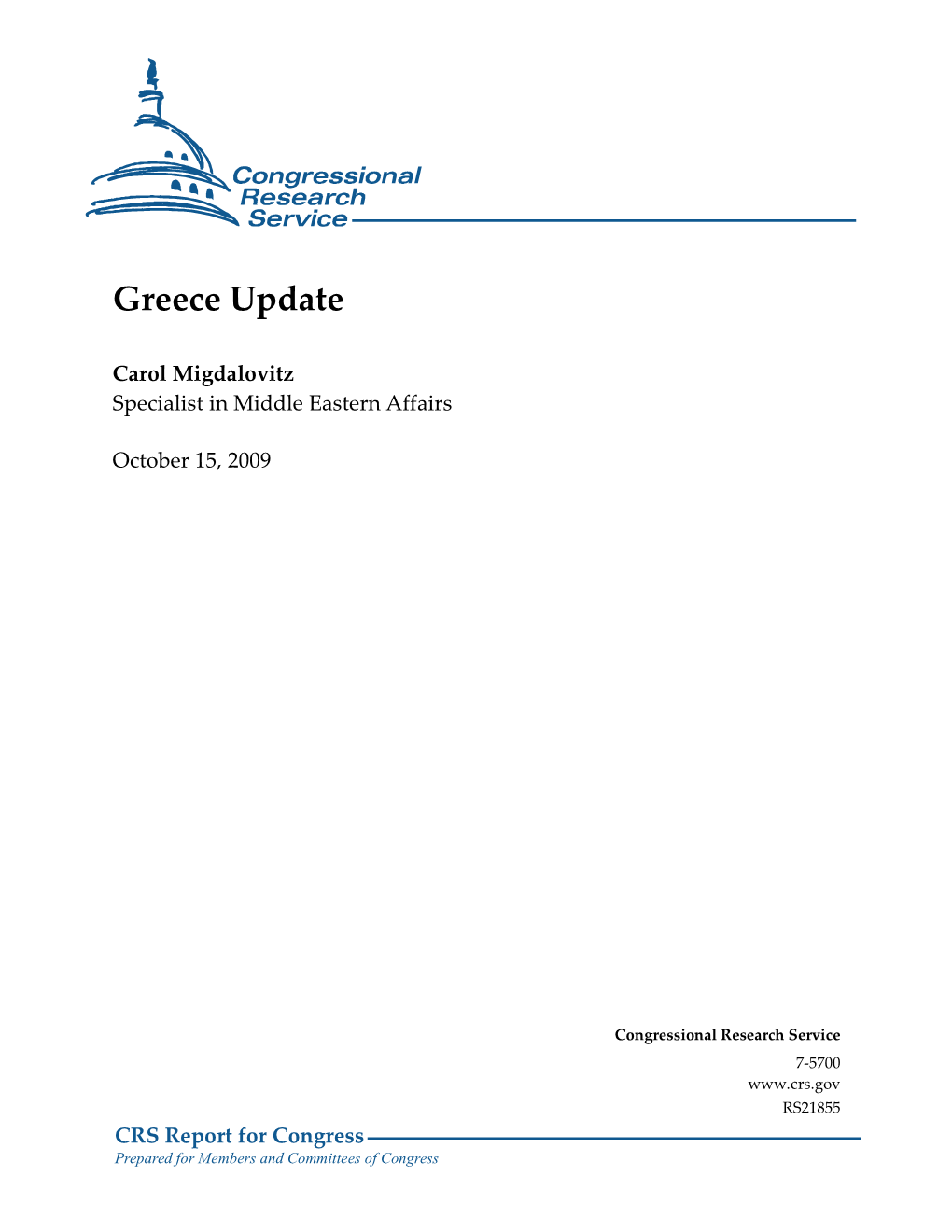 Greece Update