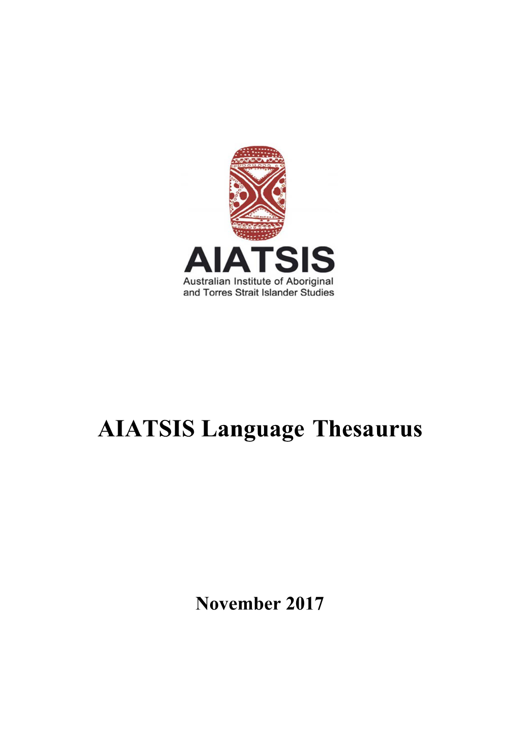 AIATSIS Lan Ngua Ge T Hesaurus