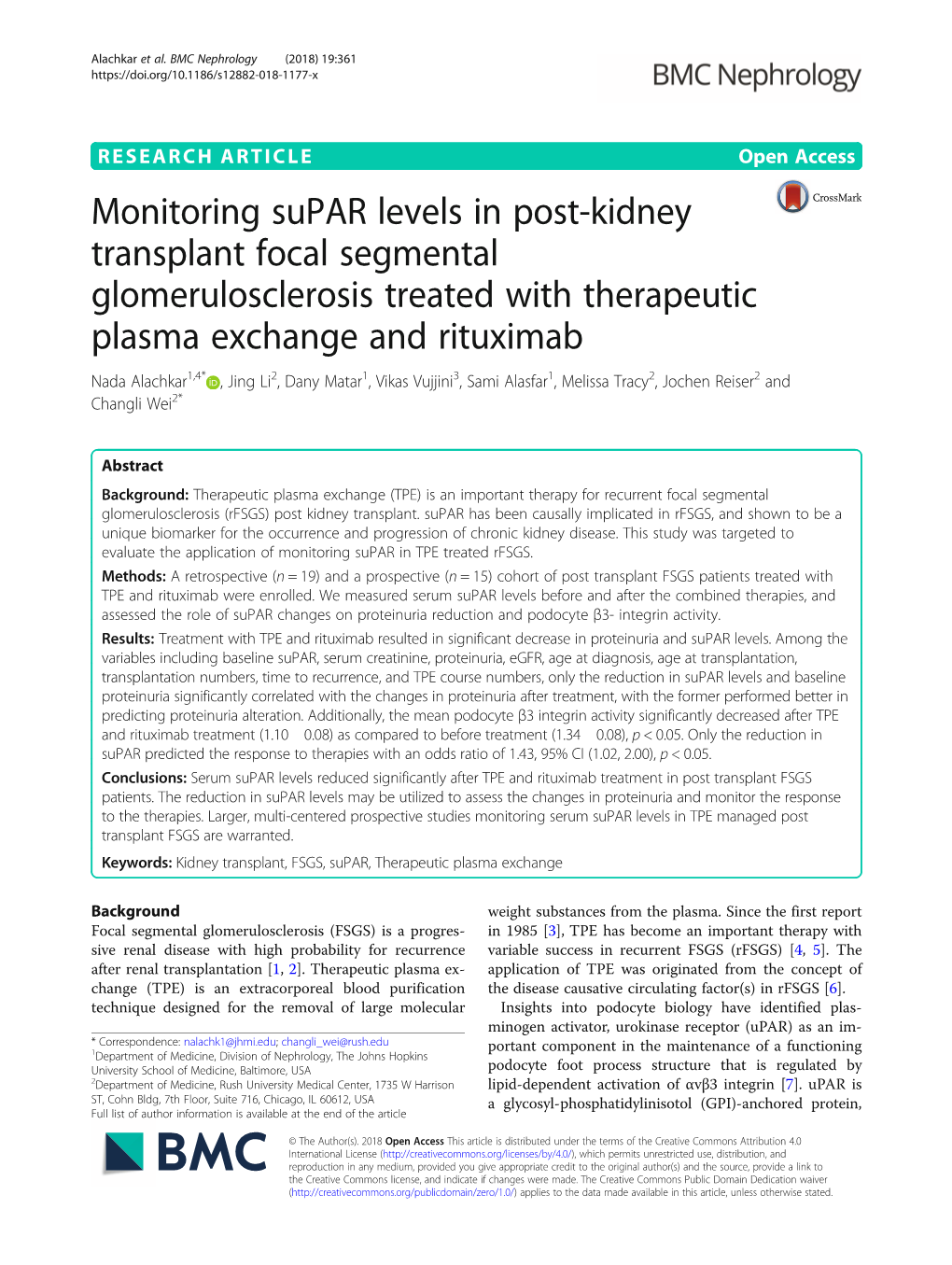 Monitoring Supar Levels in Post-Kidney Transplant Focal Segmental Glomerulosclerosis Treated with Therapeutic Plasma Exchange An