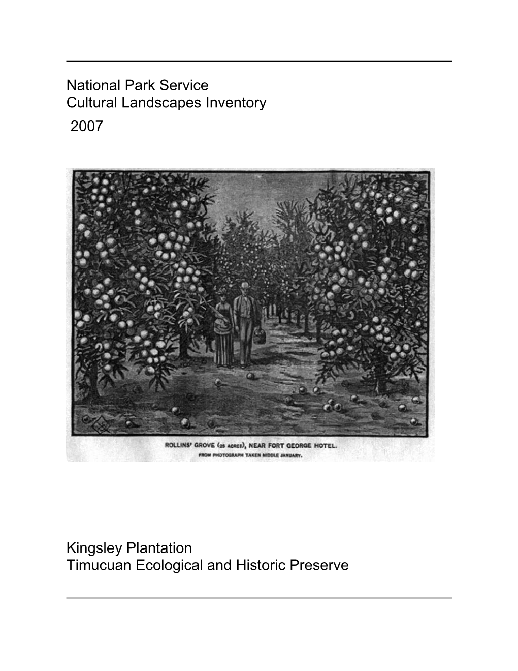 Kingsley Plantation, Timucuan Ecological and Historic Preserve (TIMU), March 1996, SEAC Accession #1217