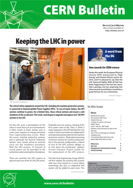 Keeping the LHC in Power