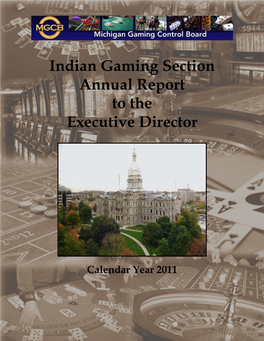 Indian Gaming Section Annual Report to the Executive Director