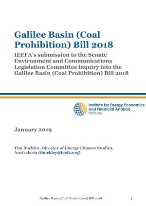 Galilee Basin (Coal Prohibition)