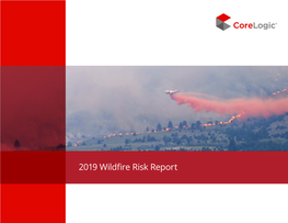 2019 Wildfire Risk Report Executive Summary