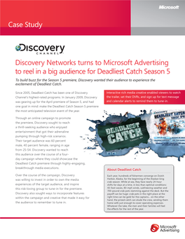 Discovery Networks Turns to Microsoft Advertising To