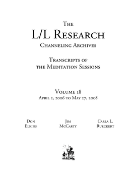 L/L Research Channeling Archives