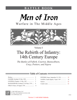 The Rebirth of Infantry: 14Th Century Europe