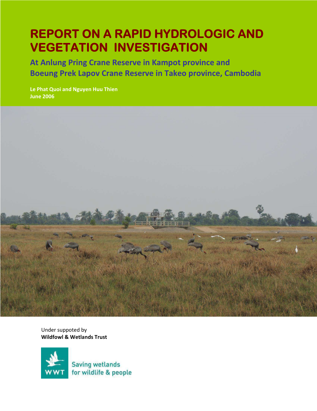 Report on a Rapid Hydrologic and Vegetation Investigation English Pdf 11.87 MB