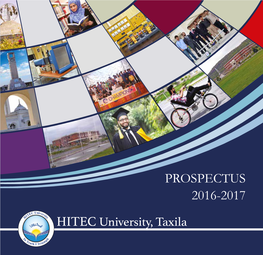 HITEC University, Taxila PROSPECTUS 2016-2017