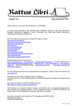 Ausgabe 132 Ende September 2013