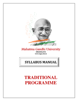 Traditional Programme