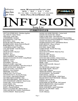Infusion (Faxable)