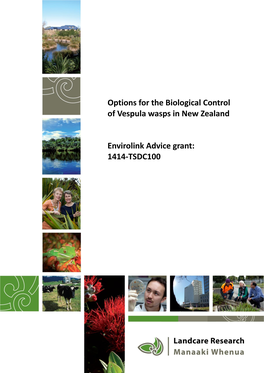 Options for the Biological Control of Vespula Wasps in New Zealand