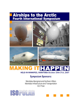 Airships to the Arctic IV Welcome