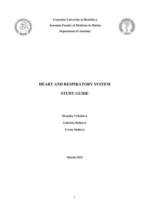 Heart and Respiratory System Study Guide