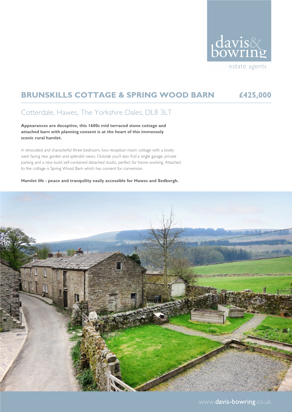 Brunskills Cottage & Barn, Cotterdale