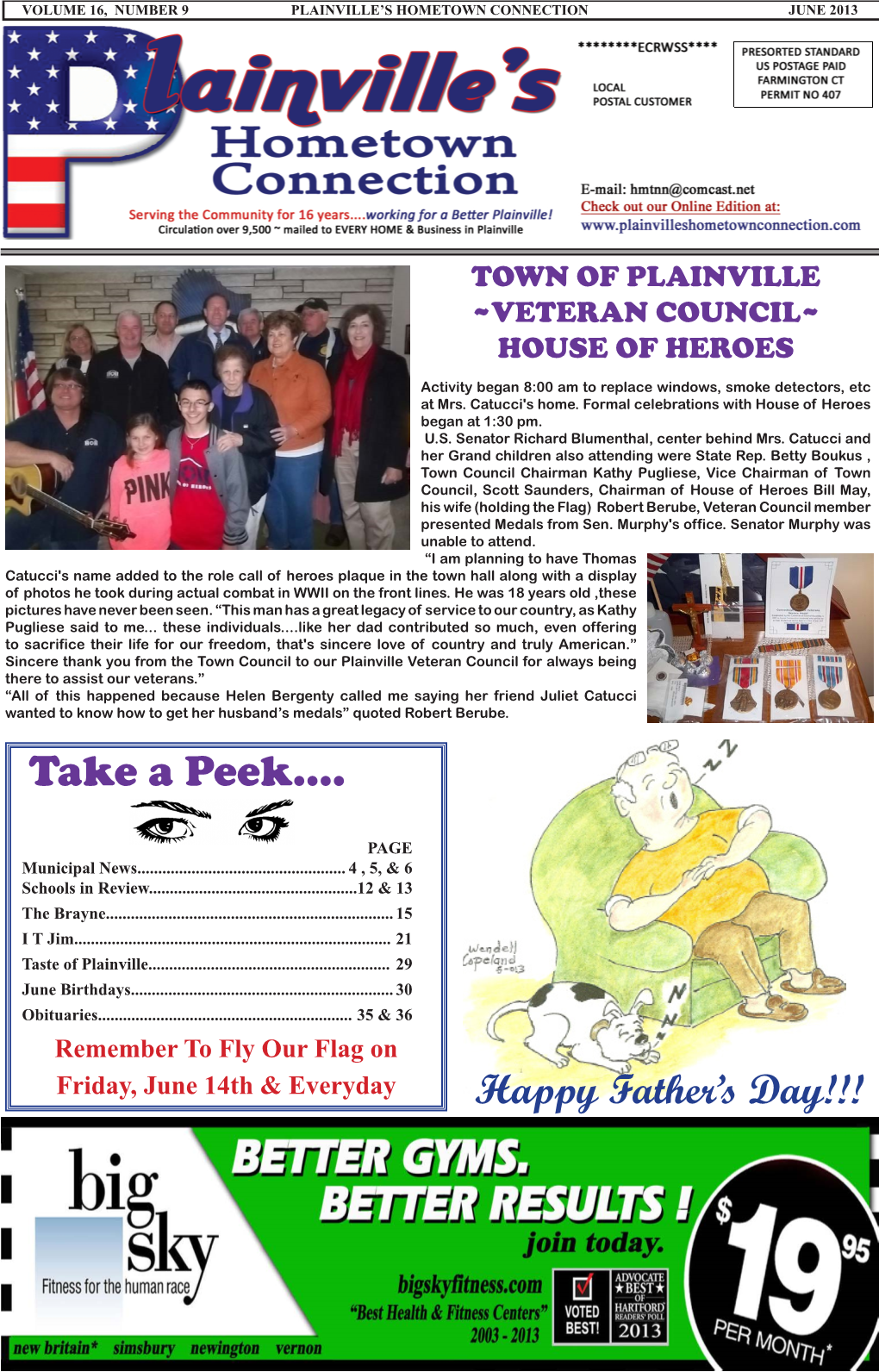 Town of Plainville ~Veteran Council~ House of Heroes