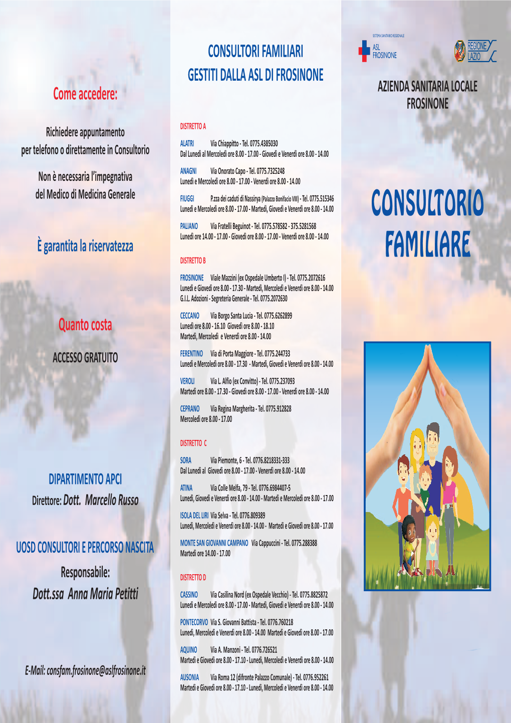 Consultori Familiari Asl Frosinone