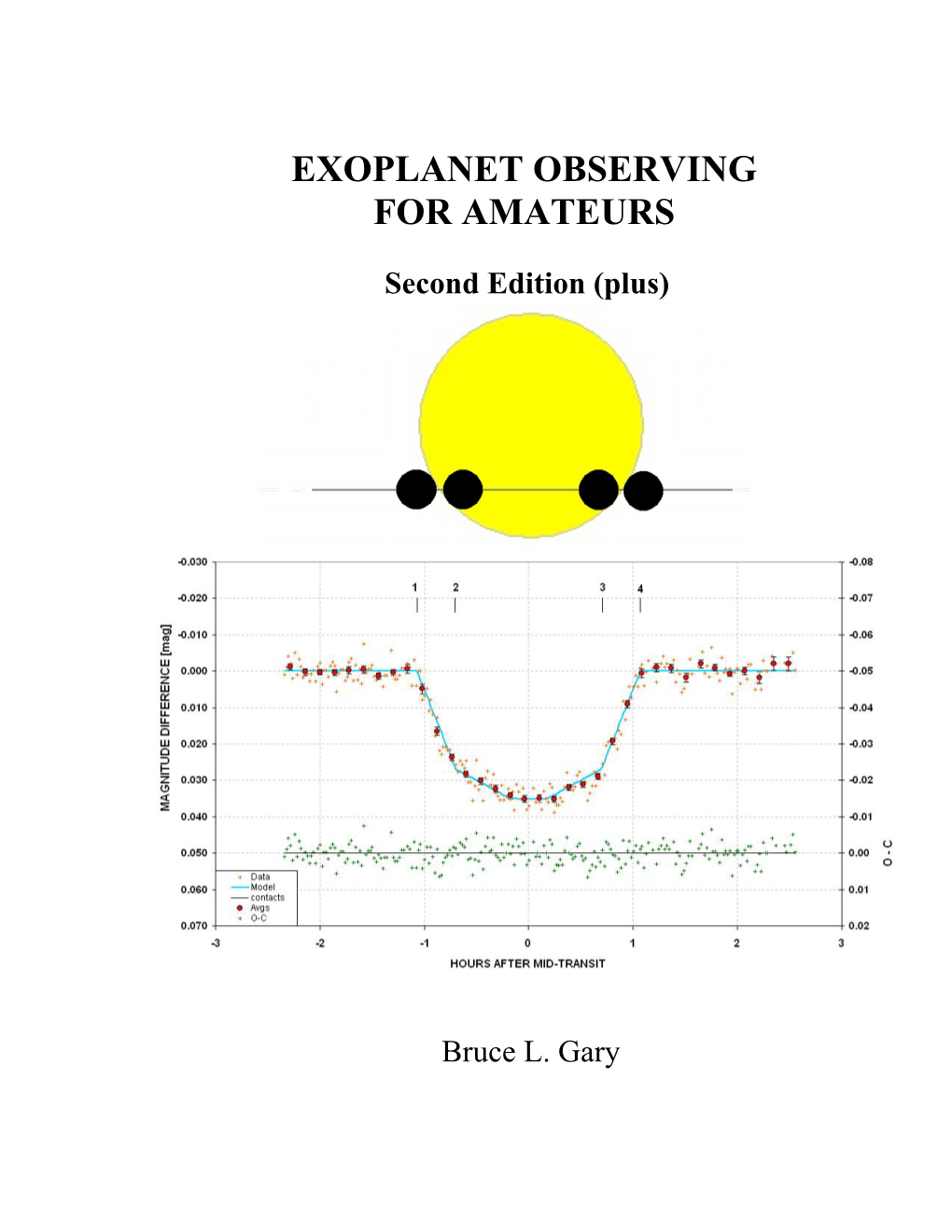 Book Describing Techniques to Detect Transiting Exoplanets