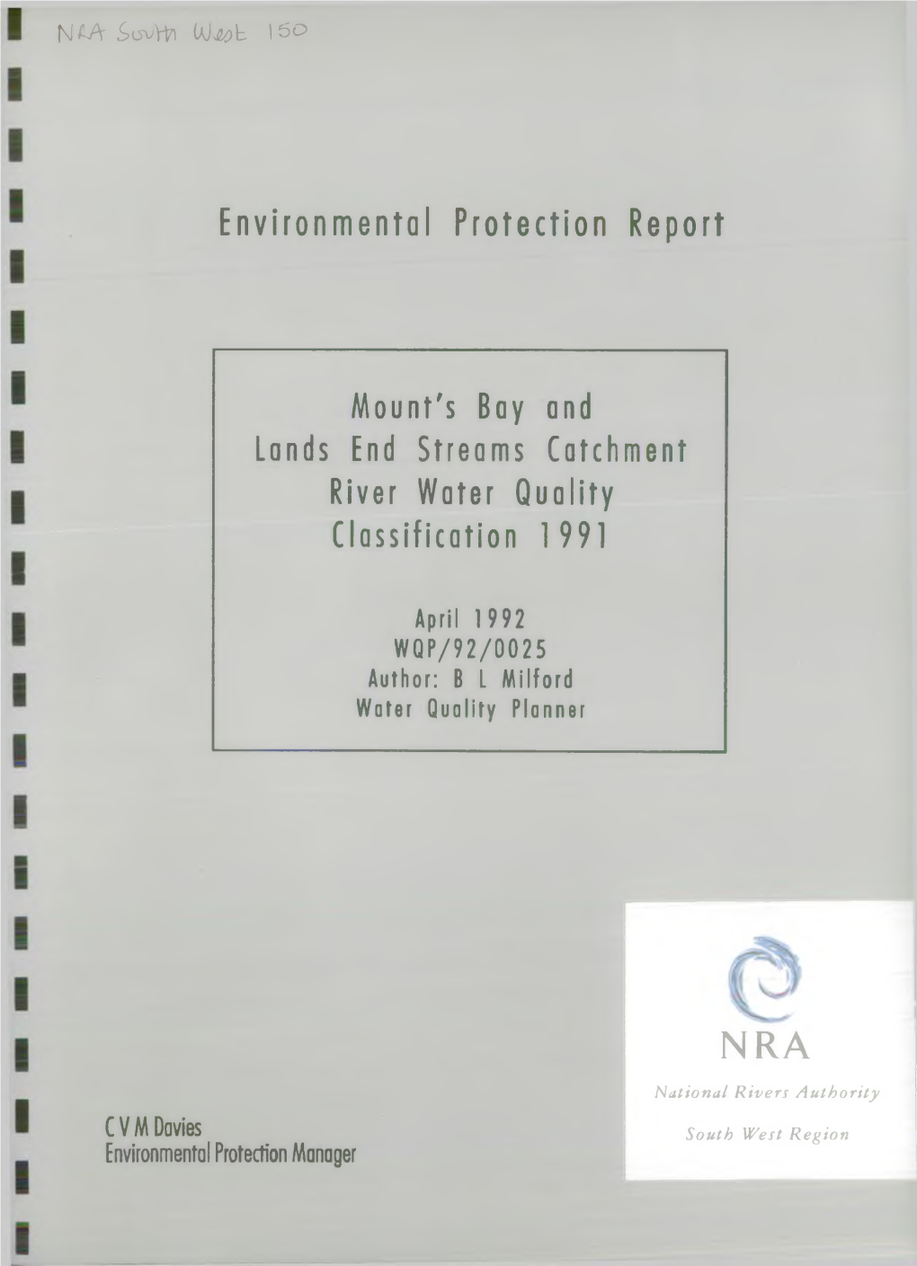 Environmental Protection Report Mount's Bay and Lands End