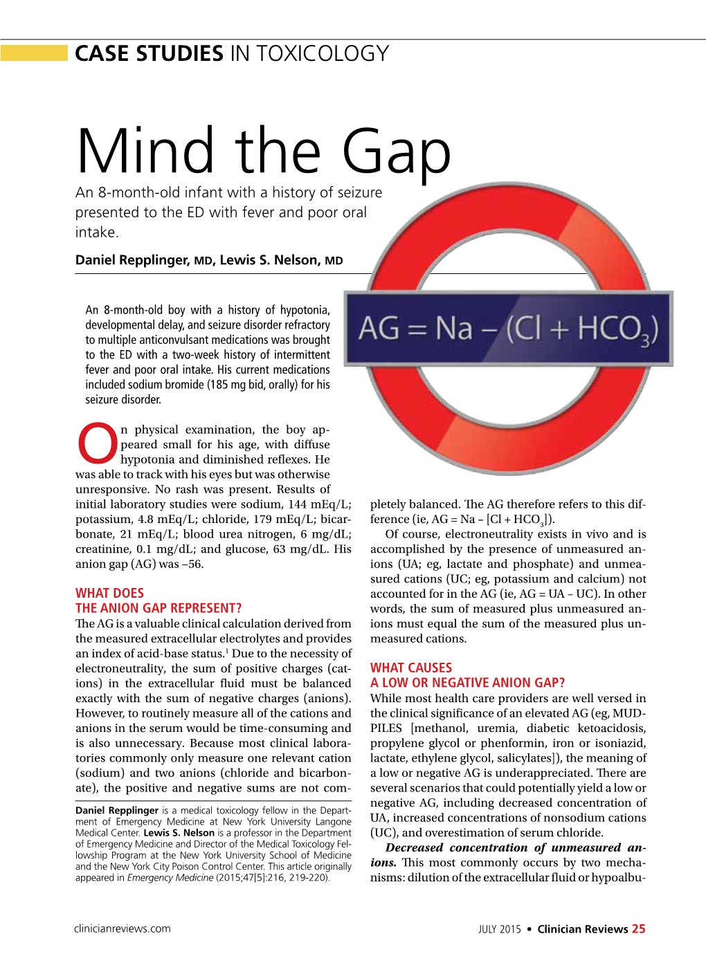 Mind the Gap an 8-Month-Old Infant with a History of Seizure Presented to the ED with Fever and Poor Oral Intake