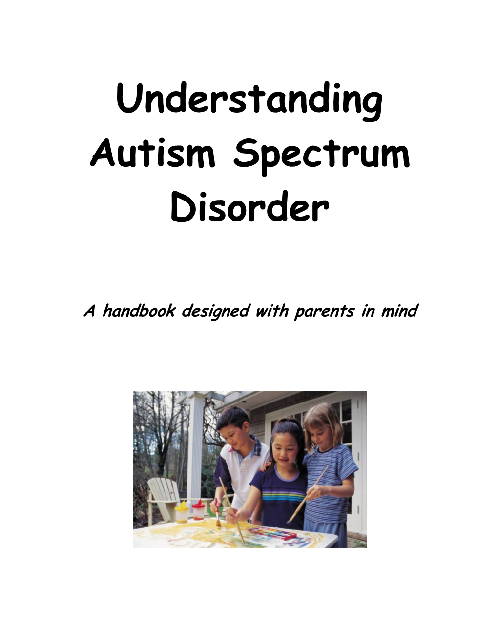 Understanding Autism Spectrum Disorder