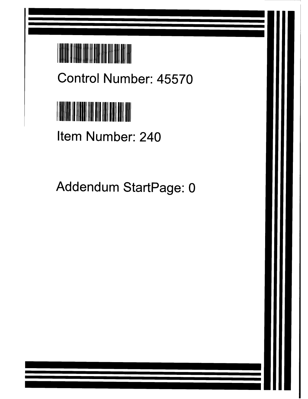 45570 Item Number: 240 Addendum Startpage