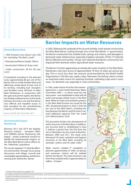 Barrier Impacts on Water Resources