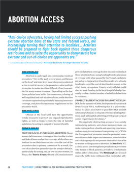 Abortion Access