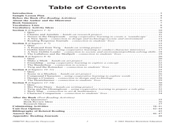 Table of Contents Answer Key Introduction