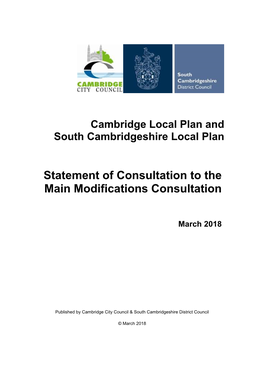 Cambridge Local Plan and South Cambridgeshire Local Plan