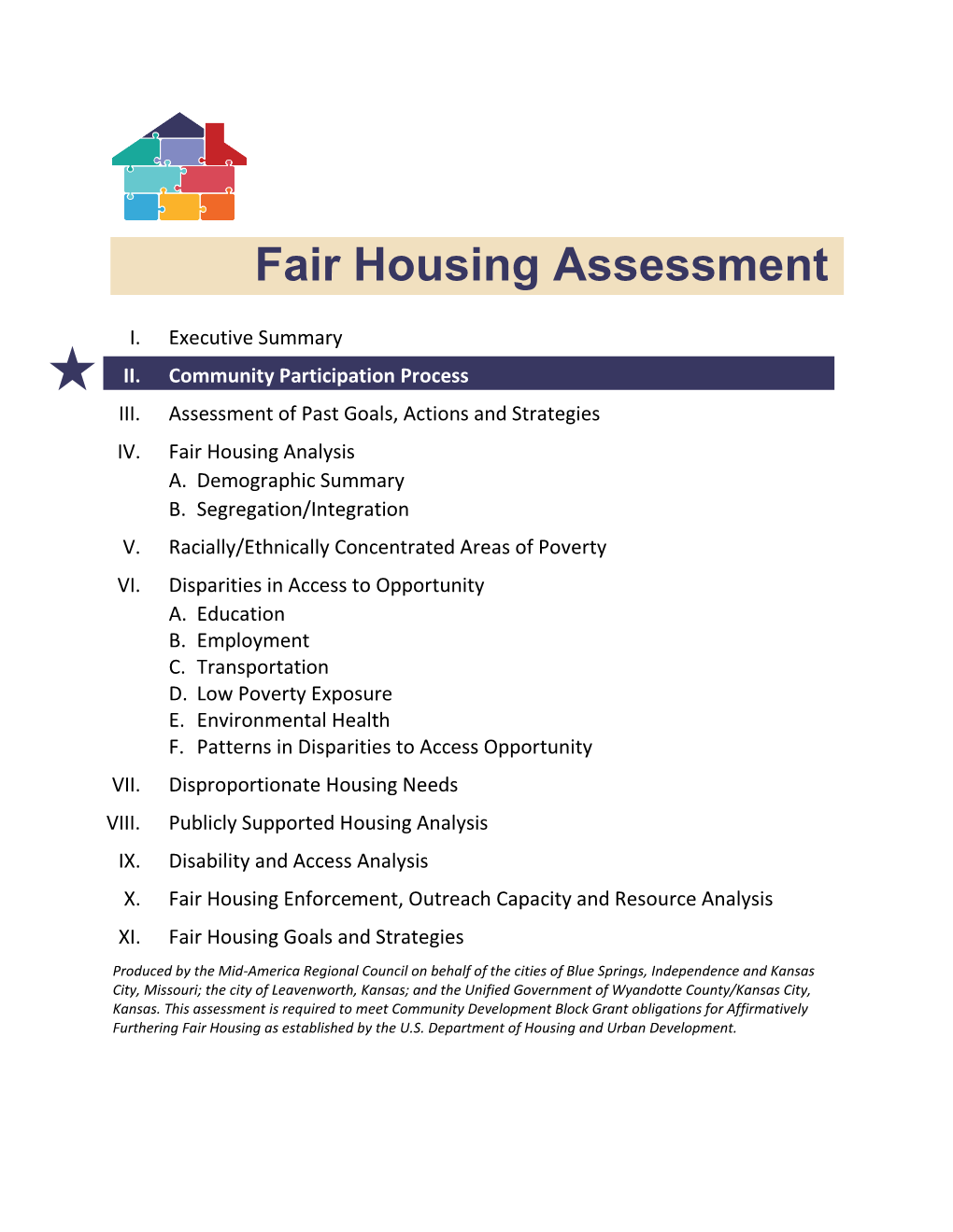 Fair Housing Assessment