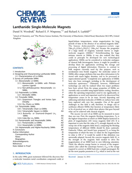 Lanthanide Single-Molecule Magnets Daniel N