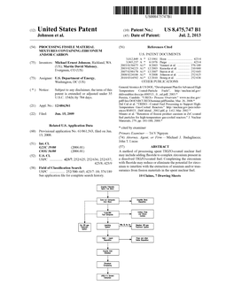 (12) United States Patent (10) Patent No.: US 8.475,747 B1 Johnson Et Al