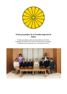 Genealogía De La Casa Imperial Japonesa