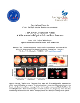 The CHARA Michelson Array: a Kilometer-Sized Optical/Infrared Interferometer