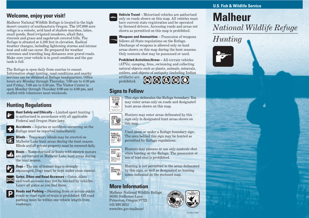 Malheur National Wildlife Refuge Hunting