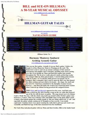 Guitar Tales: Bill and Sue-On Hillman