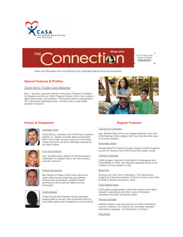 Foster Care Adoption Voices & Viewpoints Regular Features
