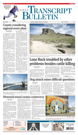 Lone Rock Troubled by Other Problems Besides Cattle Killing