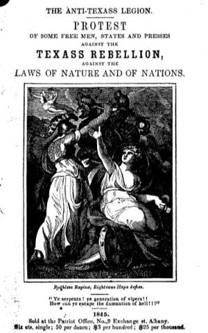 Frotest of Some Free Men, States and Presses Against the Texass Rebellion, Ag.4Inst the Laws of Nature and of Nations