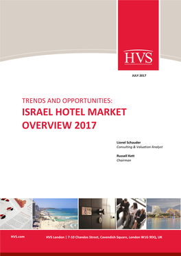 Trends and Opportunities: Israel Hotel Market Overview 2017
