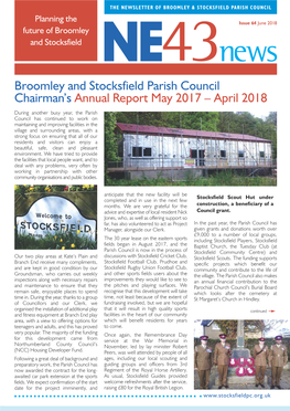 Planning the Future of Broomley and Stocksfield
