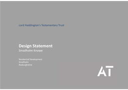 Design Statement Smailholm Knowe